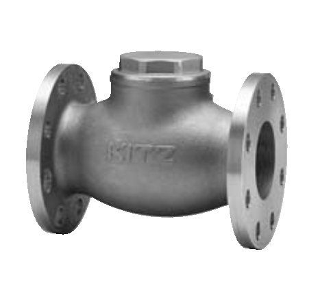 青铜法兰止回阀